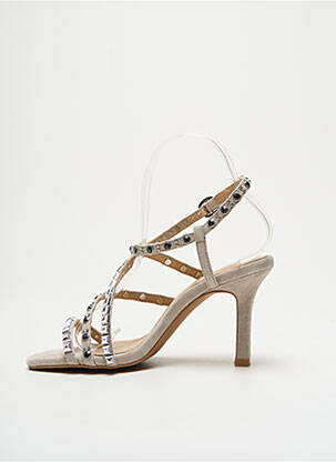 Sandales/nu pieds talon aiguille talon de 7 à 9cm beige ALMA EN PENA femme