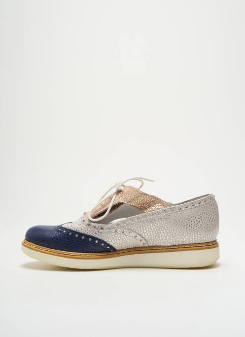 Derbies argent ATK pour femme