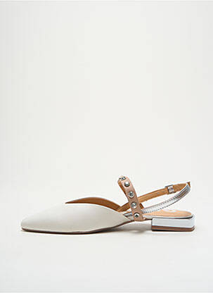 Sandales/nu pieds chiquet talon plat jusqu'à 3cm blanc GIOSEPPO femme