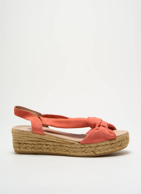 Espadrilles orange GAIMO pour femme