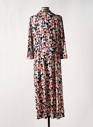 Robe longue manches longues manches longues marron K-DESIGN femme