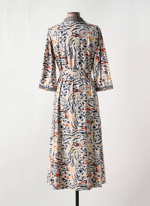 Robe longue bleu K-DESIGN femme