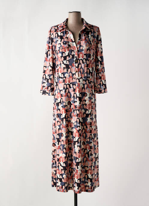 Robe longue marron K-DESIGN pour femme