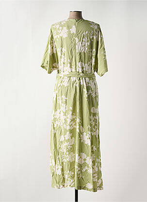 Robe courte manches courtes manches courtes vert ESCORPION femme