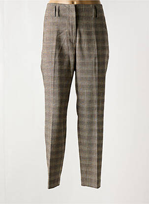 Pantalon slim tissage popeline taille normale marron GERRY WEBER femme