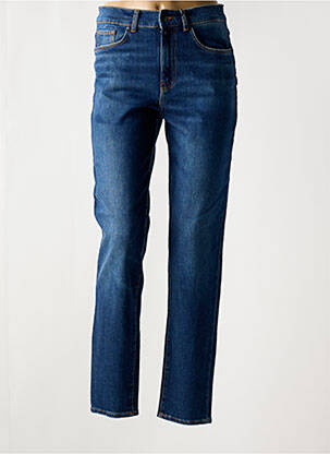 Jeans coupe droite bleu CUP OF JOE DENIM pour femme