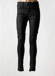 Pantalon slim noir COJ DENIM pour femme seconde vue