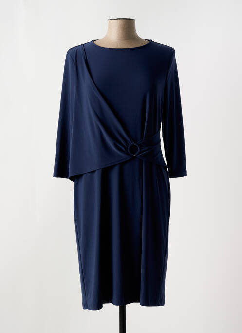 Robe mi-longue bleu FRANK WALDER pour femme