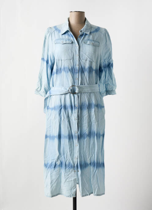 Robe mi-longue bleu K-DESIGN pour femme