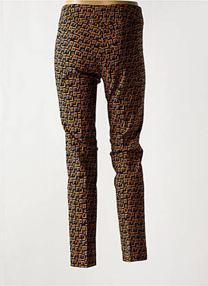 Pantalon slim taille élastique taille normale marron JOSEPH RIBKOFF femme