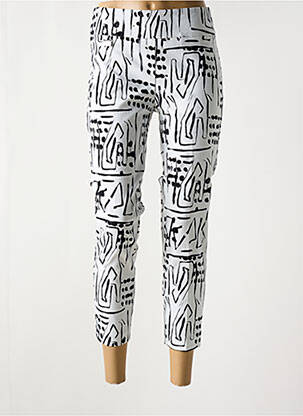 Pantalon 7/8 stretch taille normale blanc JOSEPH RIBKOFF femme