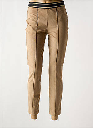 Pantalon 7/8 stretch taille normale marron GERRY WEBER femme