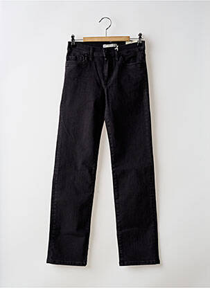 Jeans coupe slim tissage brut taille normale noir CUP OF JOE DENIM femme