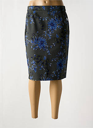 Jupe mi-longue vert FRANK WALDER pour femme