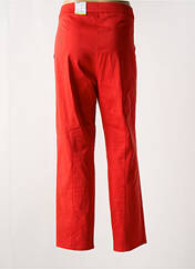 Pantalon droit rouge FRANK WALDER pour femme seconde vue