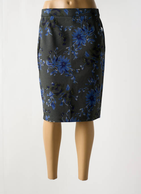 Jupe mi-longue vert FRANK WALDER pour femme