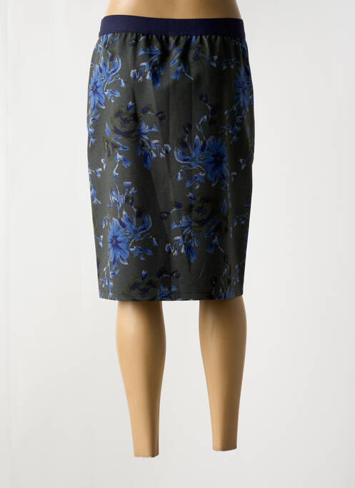 Jupe mi-longue vert FRANK WALDER pour femme