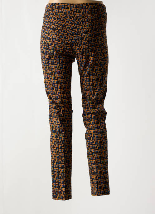 Pantalon slim marron JOSEPH RIBKOFF pour femme