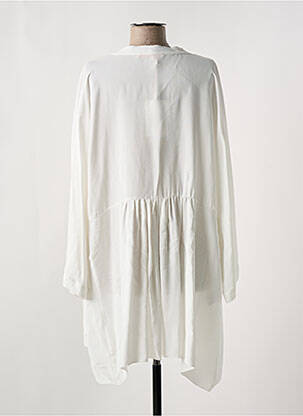 Gilet manches longues manches longues blanc LA FEE MARABOUTEE femme