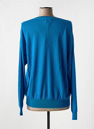 Pull col v manches longues bleu HARRIS WILSON femme