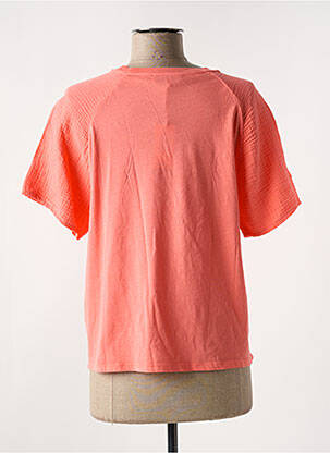 T-shirt coupe cintrée manches courtes orange HARRIS WILSON femme