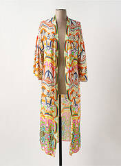 Gilet manches longues orange BARILOCHE pour femme seconde vue