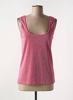 Débardeur rose LA FEE MARABOUTEE pour femme