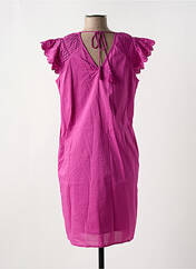 Robe mi-longue violet LA FEE MARABOUTEE pour femme seconde vue