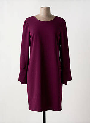 Robe mi-longue violet TINTA pour femme