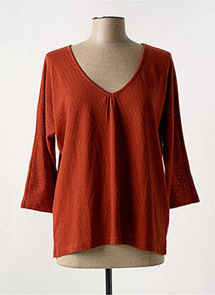 T-shirt marron HARRIS WILSON pour femme