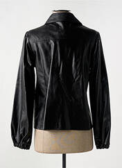 Veste simili cuir noir LA FEE MARABOUTEE pour femme seconde vue