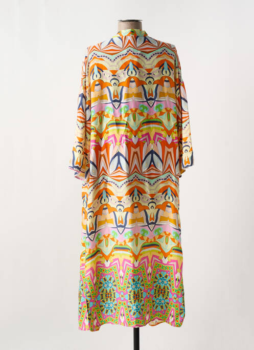 Gilet manches longues orange BARILOCHE pour femme