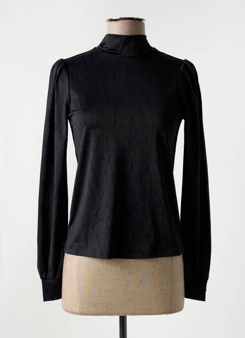 Pull col roulé noir LOLA ESPELETA pour femme