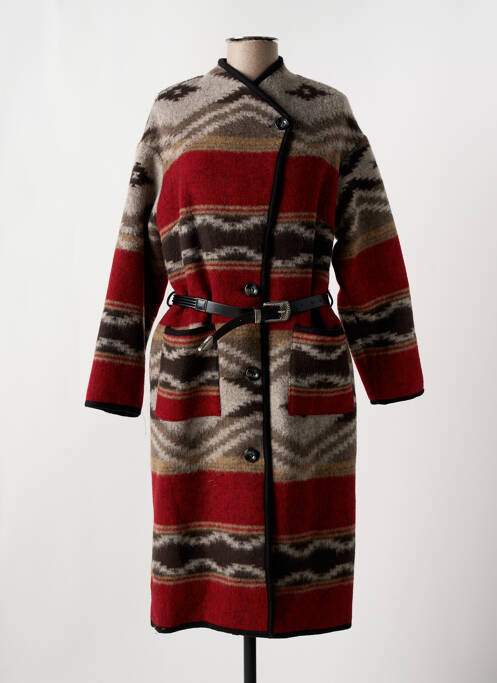 Manteau long rouge LA PETITE FRANCAISE pour femme