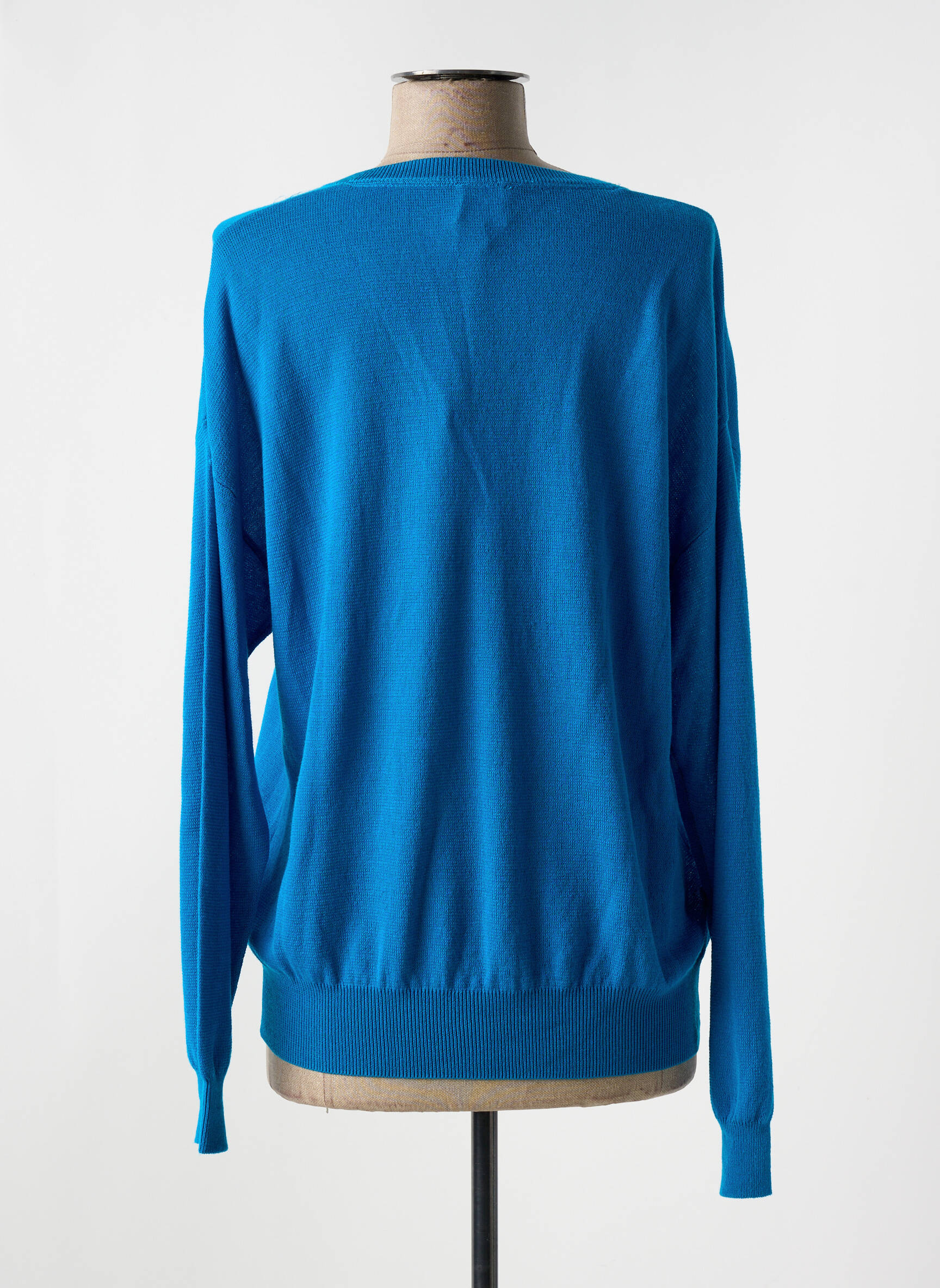 Pull Col V Bleu Harris Wilson Femme 2530225-bleu00 Modz - Main Image