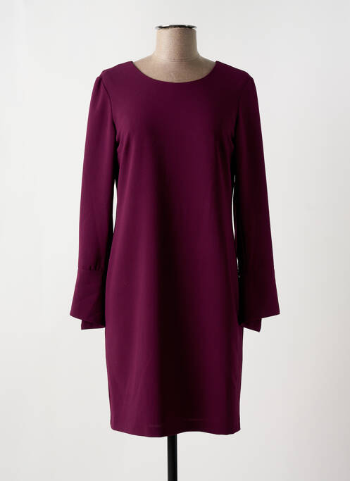 Robe mi-longue violet TINTA pour femme