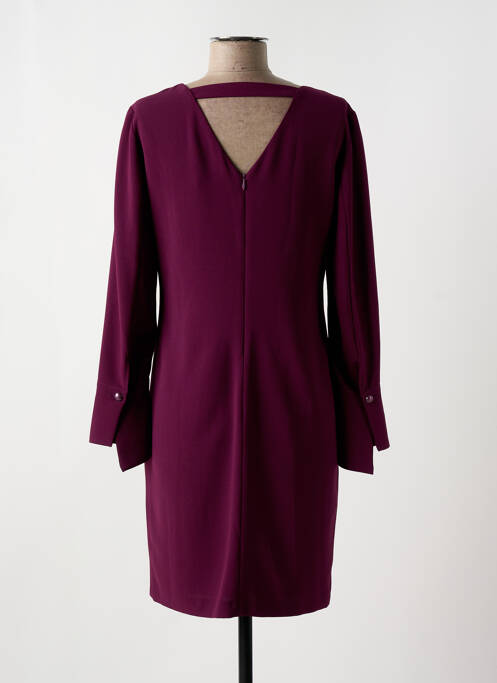 Robe mi-longue violet TINTA pour femme