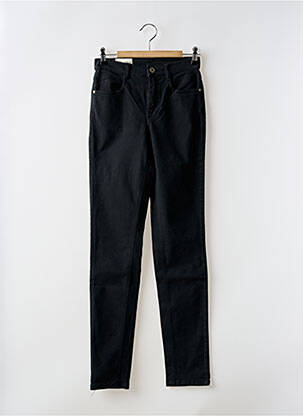 Pantalon slim tissage popeline taille normale noir LOLA ESPELETA femme
