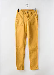 Pantalon droit stretch taille normale jaune LOLA ESPELETA femme