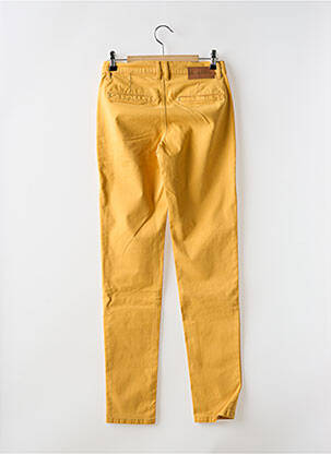 Pantalon droit stretch taille normale jaune LOLA ESPELETA femme