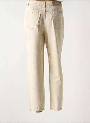Jeans coupe droite stretch taille normale beige LOLA ESPELETA femme