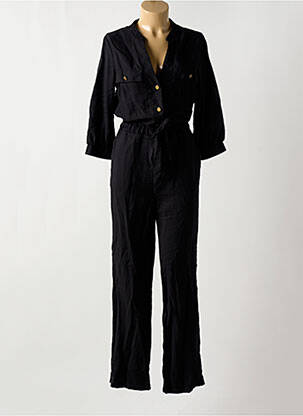 Combi-pantalon noir LA FEE MARABOUTEE pour femme