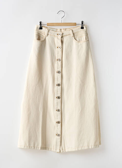 Jupe longue beige LOLA ESPELETA pour femme