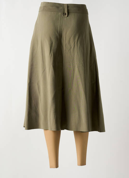 Jupe mi-longue vert TINTA pour femme