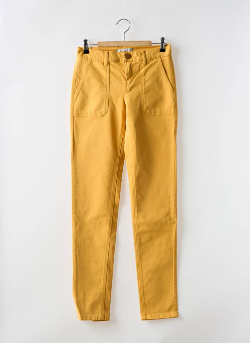 Pantalon droit jaune LOLA ESPELETA pour femme