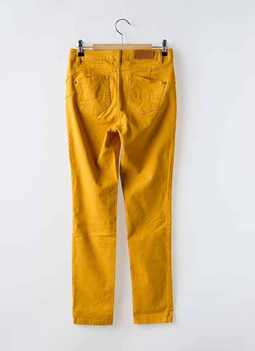 Pantalon slim jaune LOLA ESPELETA pour femme