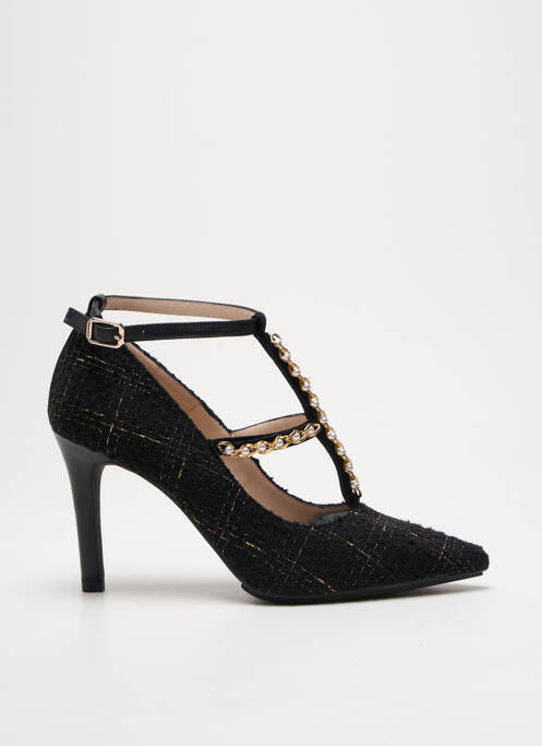 Escarpins fermeture boucle(s) talon de 7 à 9cm noir LODI femme