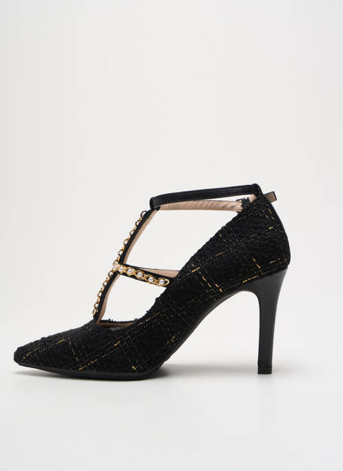 Escarpins fermeture boucle(s) talon de 7 à 9cm noir LODI femme