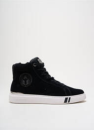 Baskets fermeture zip et lacets bout rond noir HORSPIST homme