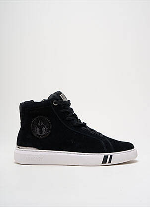 Baskets fermeture zip et lacets bout rond noir HORSPIST homme